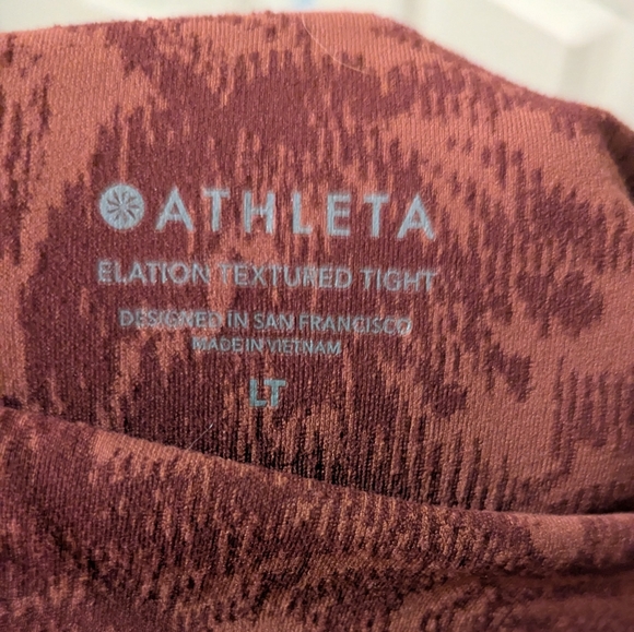 Athleta Floral Patterned Leggings - Picture 2 of 4